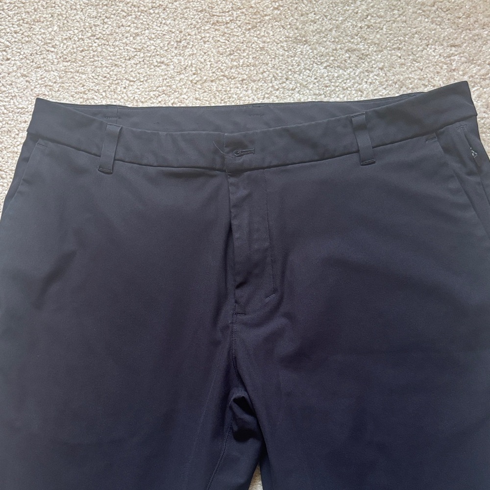 lululemon athletica Men's Black Dress Pants - Slim Tailored Look - Picture 2 of 5